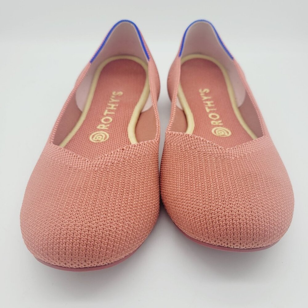 Rothy's Rusted Coral Women's Flats Slip Ons Comfort Shoe Sz 9 - Picture 2 of 9